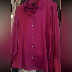Halogen Fuchsia Blouse